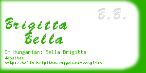 brigitta bella business card